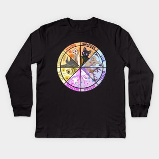 Wheel of the Year Kids Long Sleeve T-Shirt